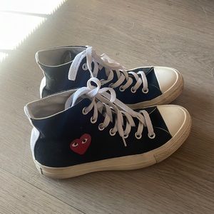 CDG Play x Converse 1.0 Chuck Taylor High Top